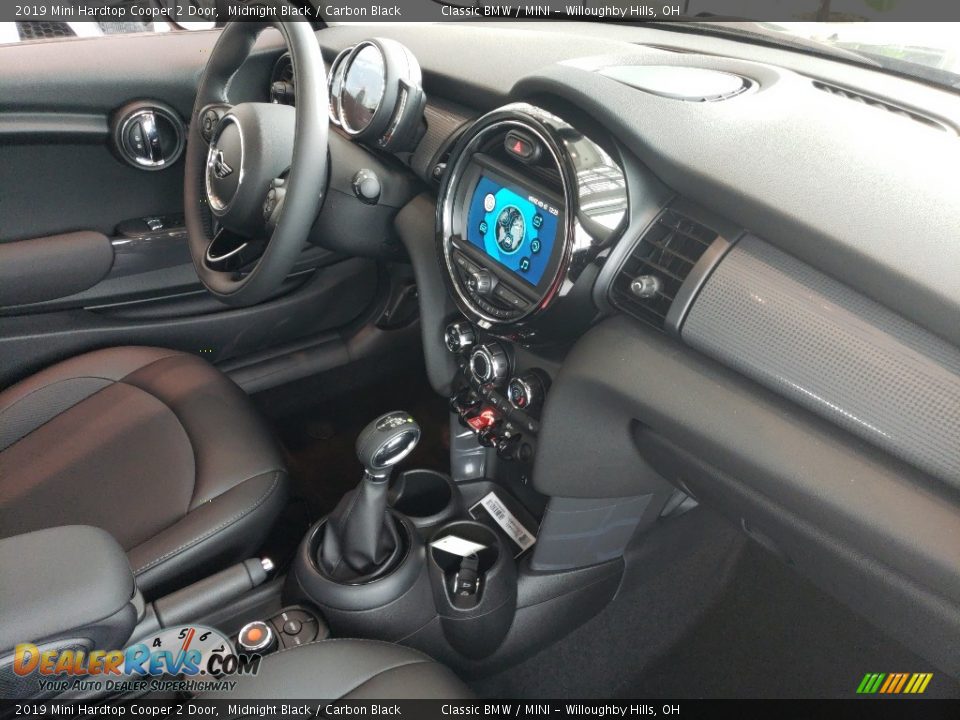 2019 Mini Hardtop Cooper 2 Door Midnight Black / Carbon Black Photo #6