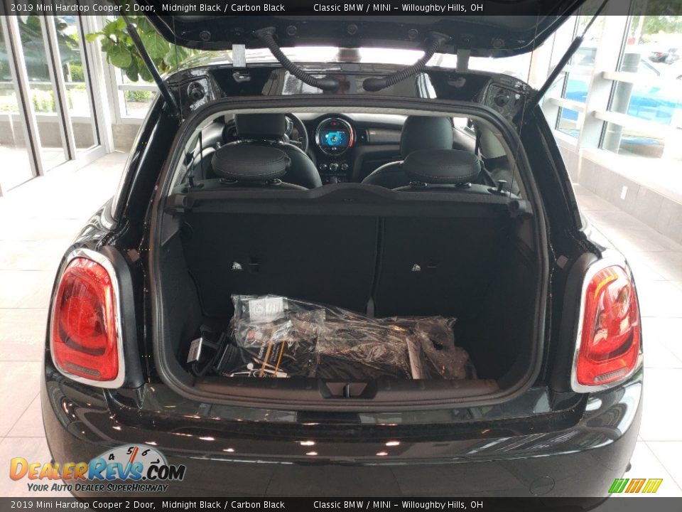 2019 Mini Hardtop Cooper 2 Door Midnight Black / Carbon Black Photo #8