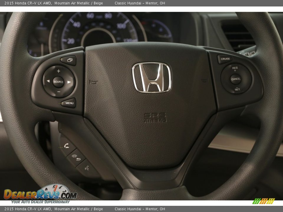 2015 Honda CR-V LX AWD Mountain Air Metallic / Beige Photo #8