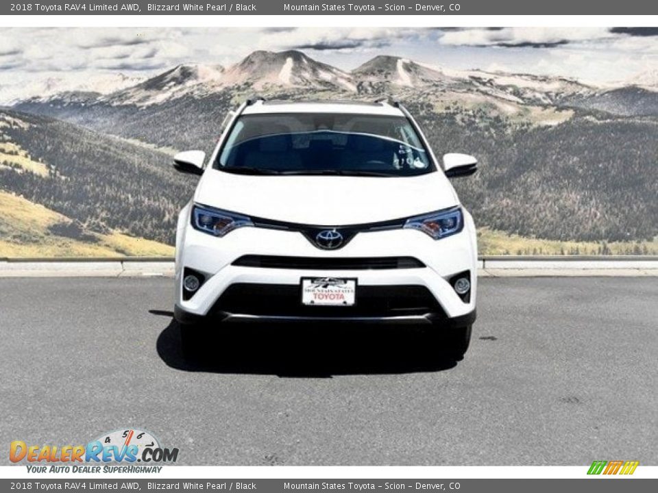 2018 Toyota RAV4 Limited AWD Blizzard White Pearl / Black Photo #2