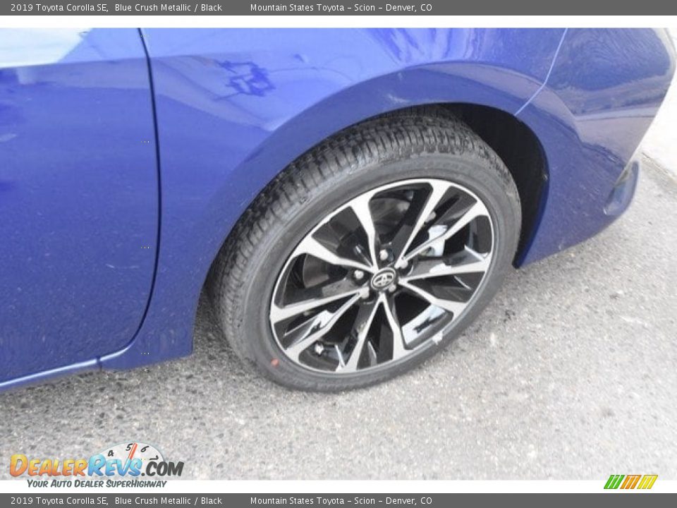 2019 Toyota Corolla SE Blue Crush Metallic / Black Photo #35