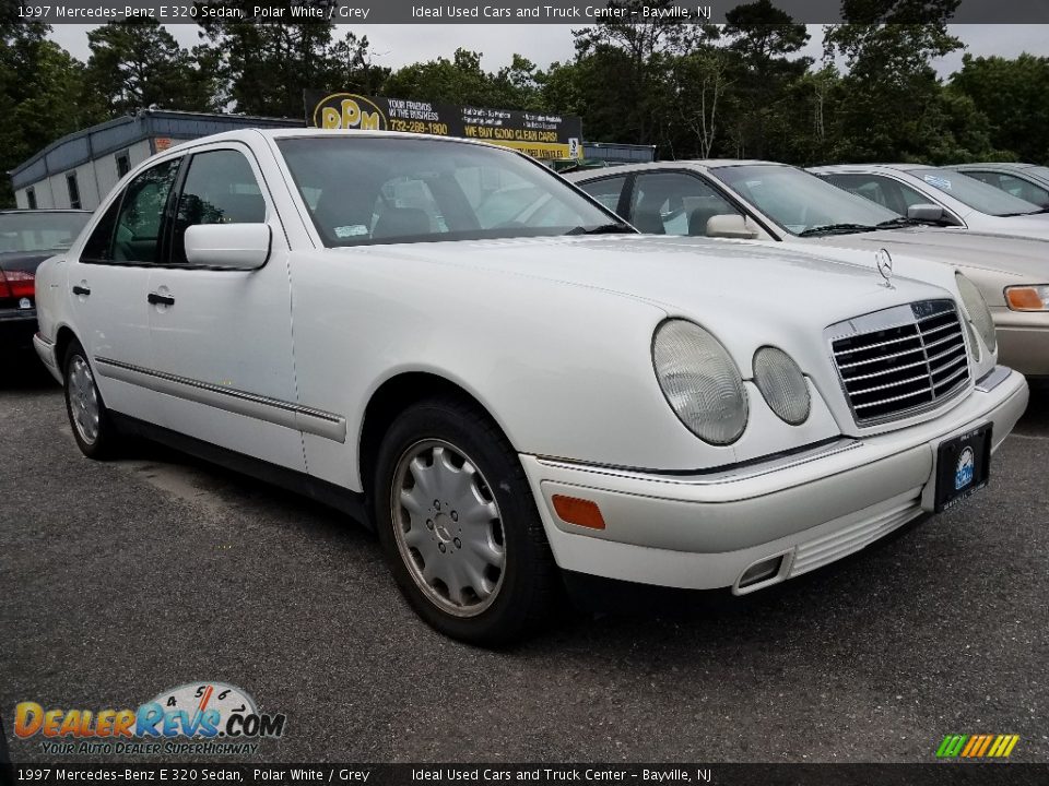 1997 Mercedes-Benz E 320 Sedan Polar White / Grey Photo #1