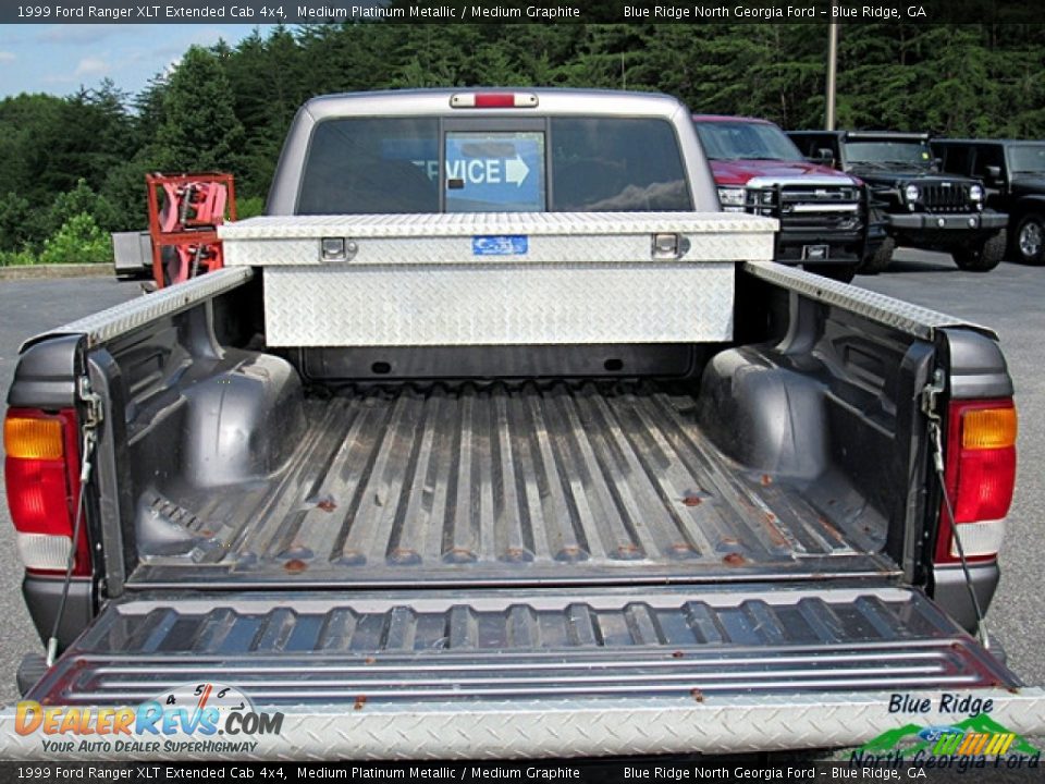 1999 Ford Ranger XLT Extended Cab 4x4 Medium Platinum Metallic / Medium Graphite Photo #20