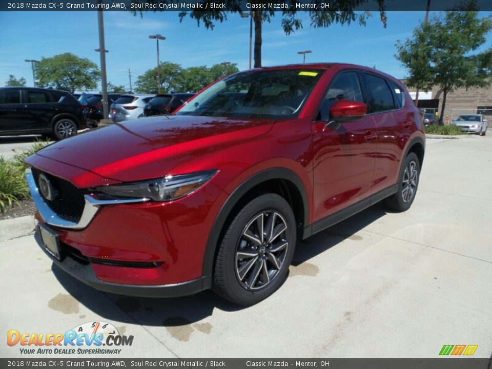 2018 Mazda CX-5 Grand Touring AWD Soul Red Crystal Metallic / Black Photo #1