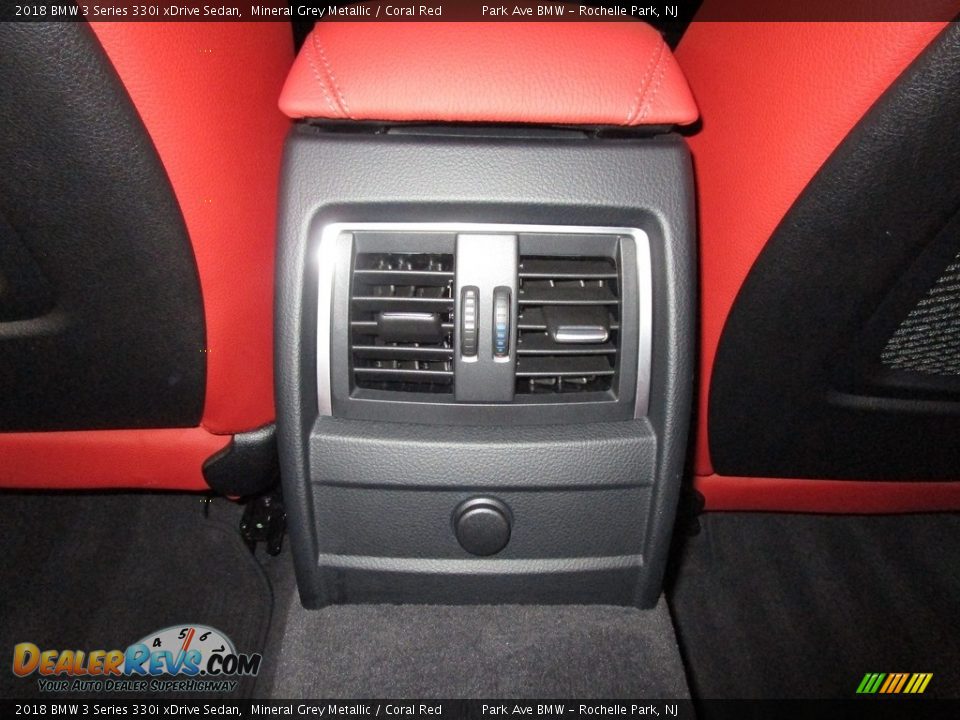 2018 BMW 3 Series 330i xDrive Sedan Mineral Grey Metallic / Coral Red Photo #21