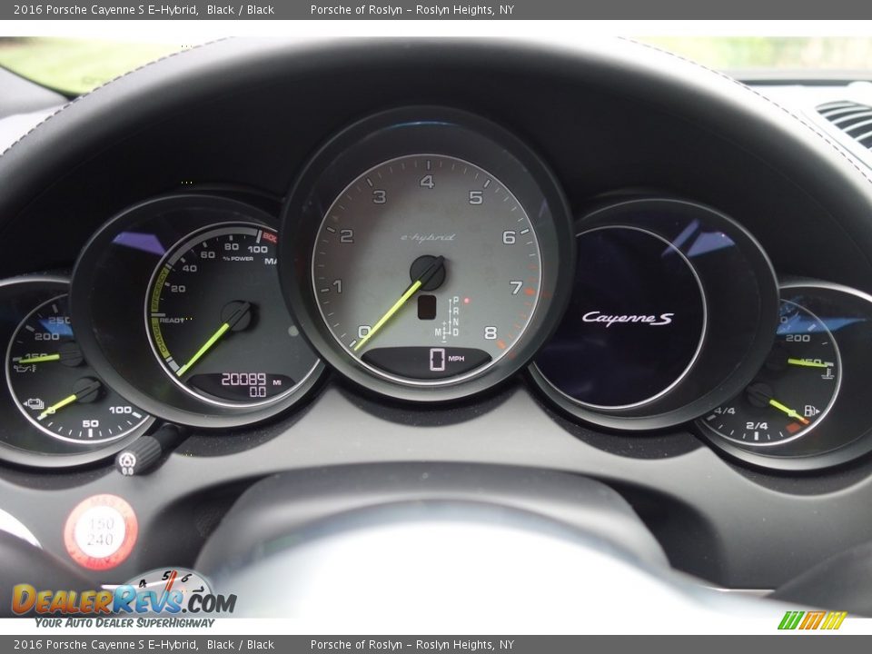 2016 Porsche Cayenne S E-Hybrid Gauges Photo #21