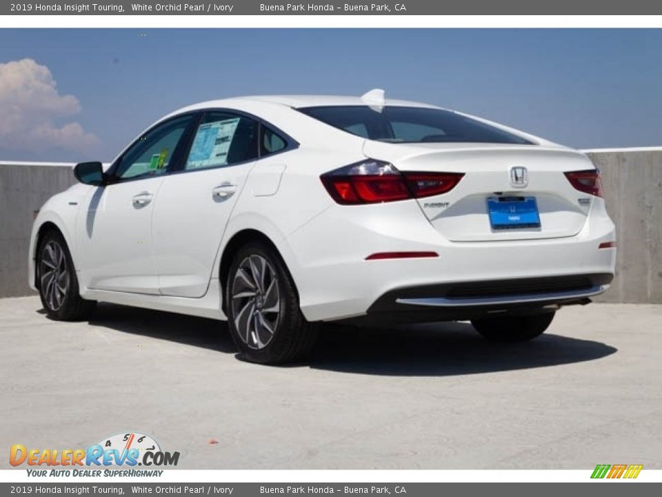 2019 Honda Insight Touring White Orchid Pearl / Ivory Photo #2