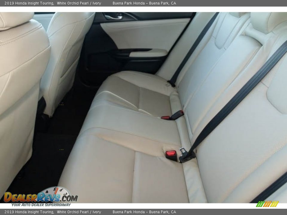 2019 Honda Insight Touring White Orchid Pearl / Ivory Photo #18