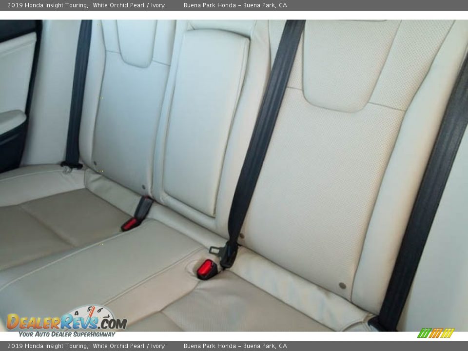 2019 Honda Insight Touring White Orchid Pearl / Ivory Photo #28