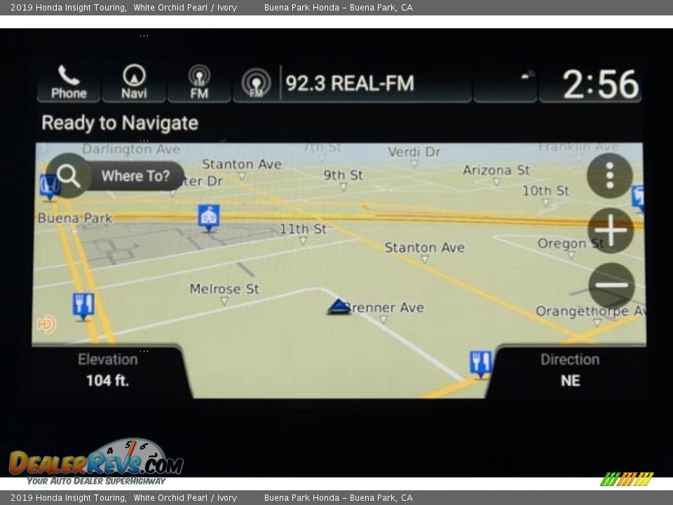 2019 Honda Insight Touring White Orchid Pearl / Ivory Photo #35