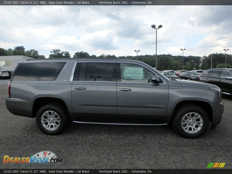 2018 GMC Yukon XL SLT 4WD Satin Steel Metallic / Jet Black Photo #4