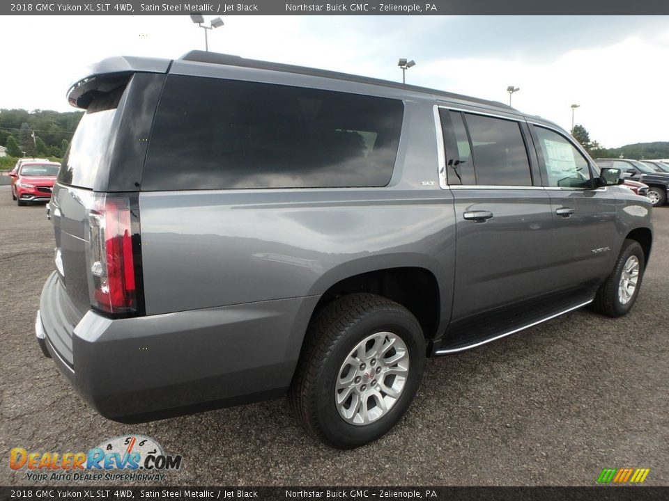 2018 GMC Yukon XL SLT 4WD Satin Steel Metallic / Jet Black Photo #5