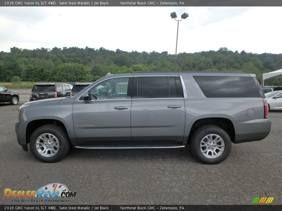 2018 GMC Yukon XL SLT 4WD Satin Steel Metallic / Jet Black Photo #9