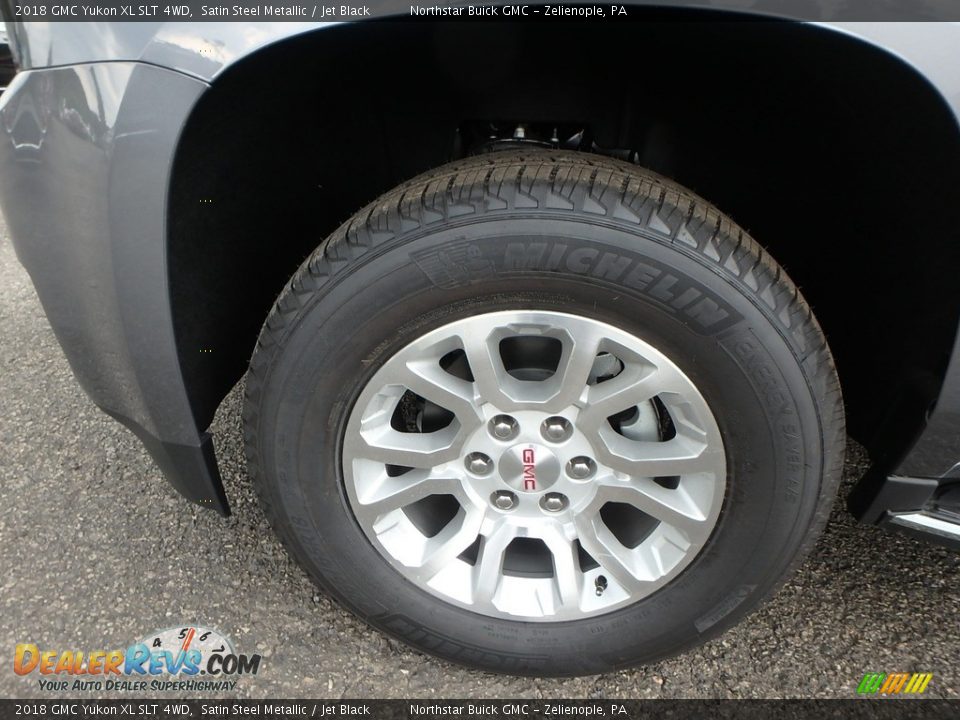 2018 GMC Yukon XL SLT 4WD Satin Steel Metallic / Jet Black Photo #10