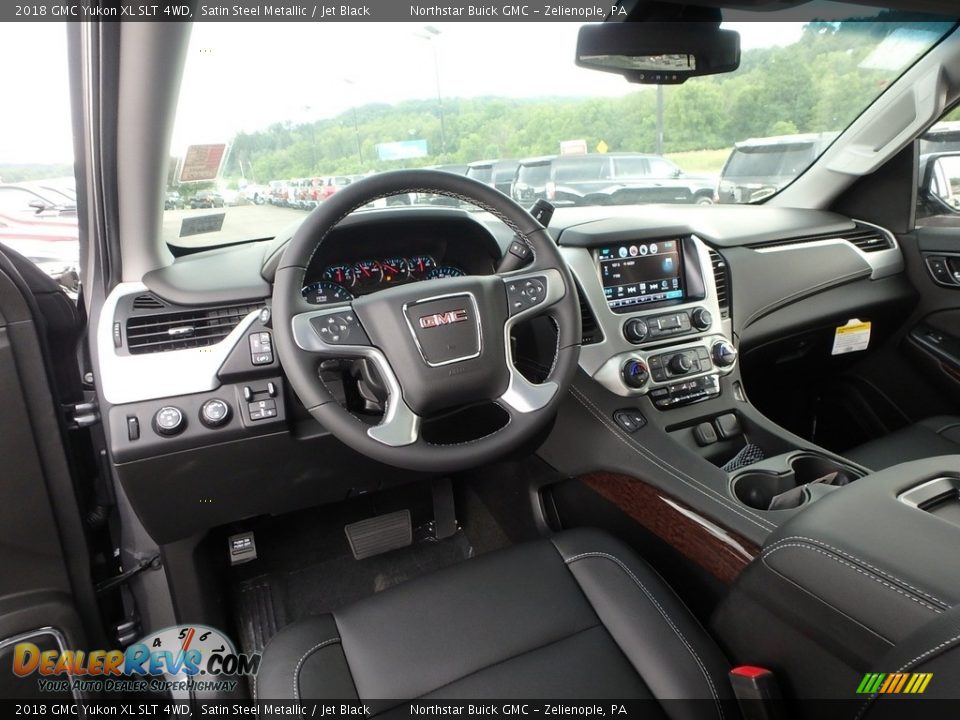 2018 GMC Yukon XL SLT 4WD Satin Steel Metallic / Jet Black Photo #14