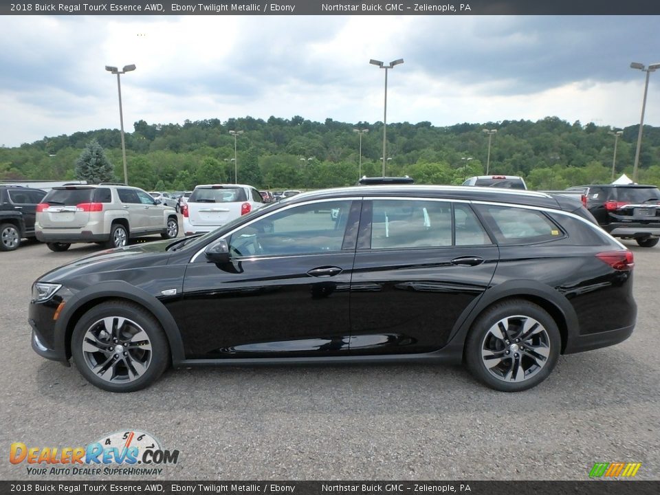 Ebony Twilight Metallic 2018 Buick Regal TourX Essence AWD Photo #8