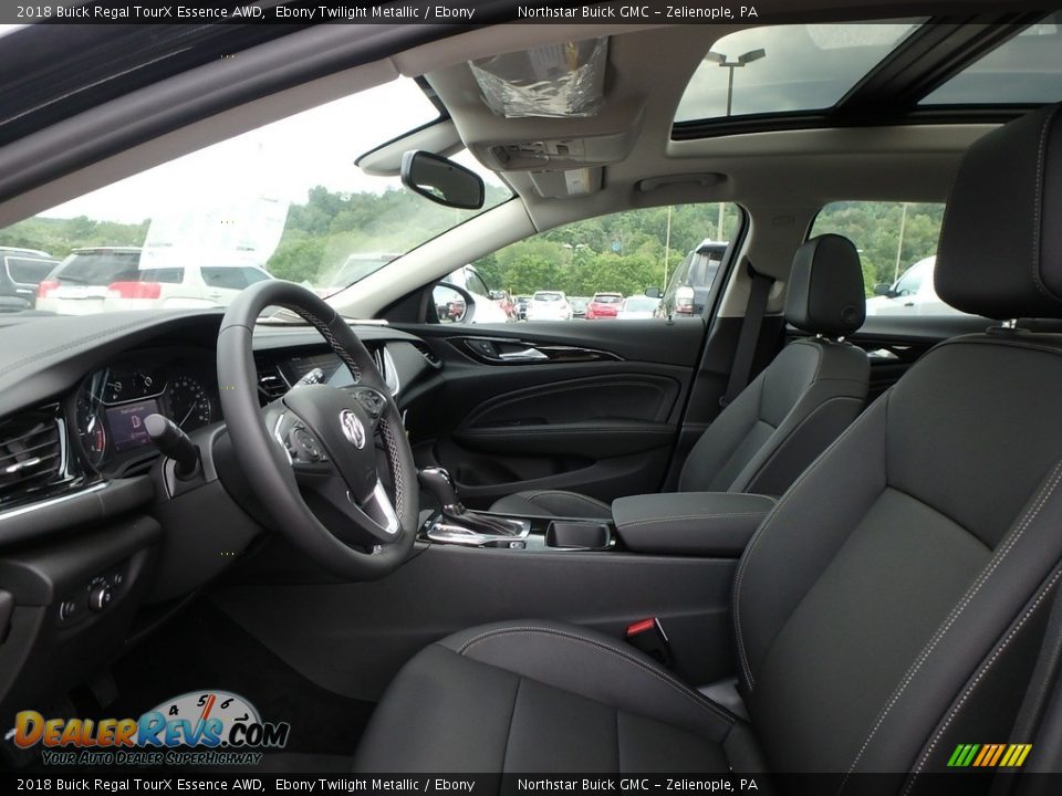 Ebony Interior - 2018 Buick Regal TourX Essence AWD Photo #10