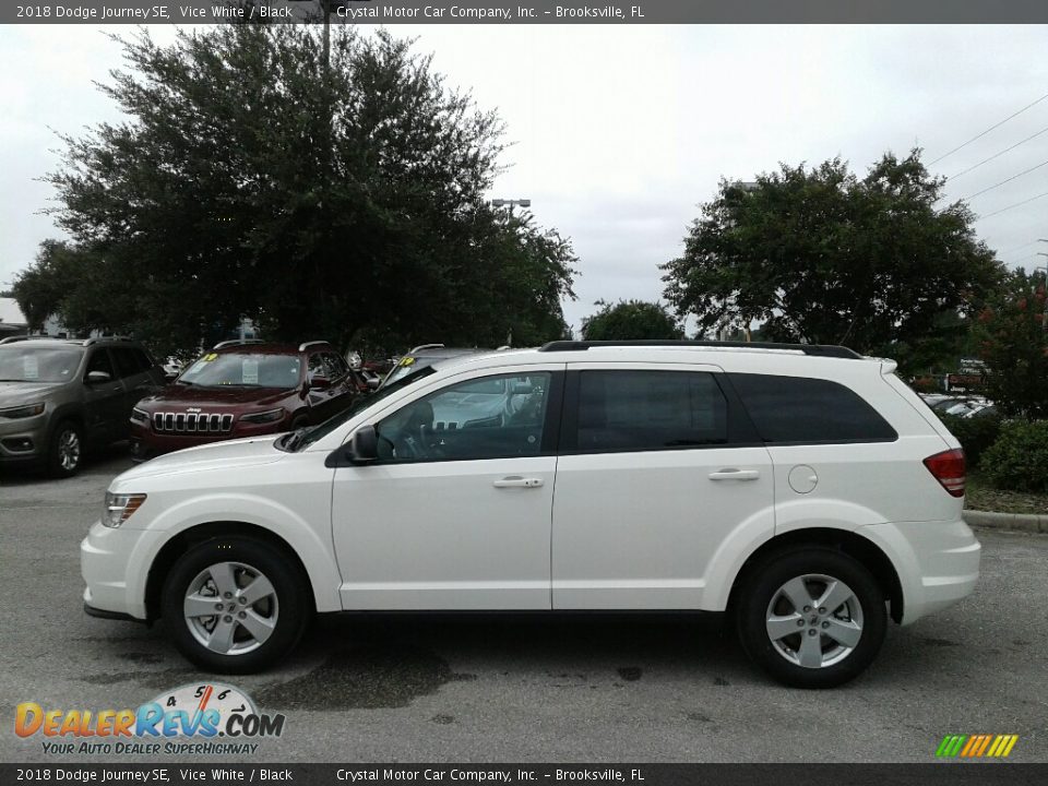 2018 Dodge Journey SE Vice White / Black Photo #2