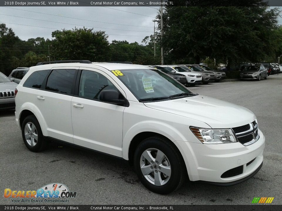 2018 Dodge Journey SE Vice White / Black Photo #7