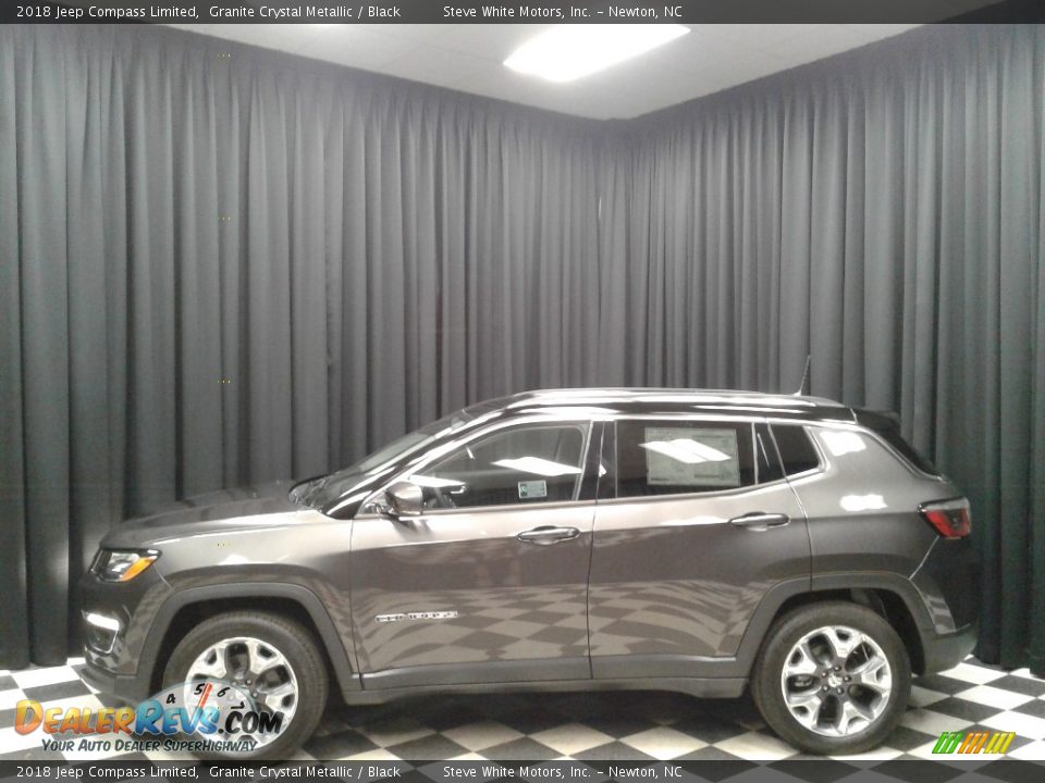 2018 Jeep Compass Limited Granite Crystal Metallic / Black Photo #1