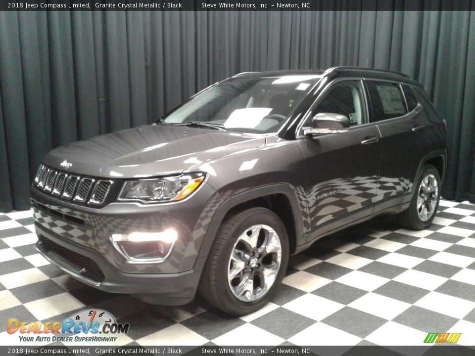 2018 Jeep Compass Limited Granite Crystal Metallic / Black Photo #2