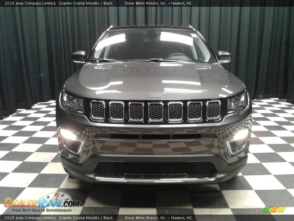 2018 Jeep Compass Limited Granite Crystal Metallic / Black Photo #3