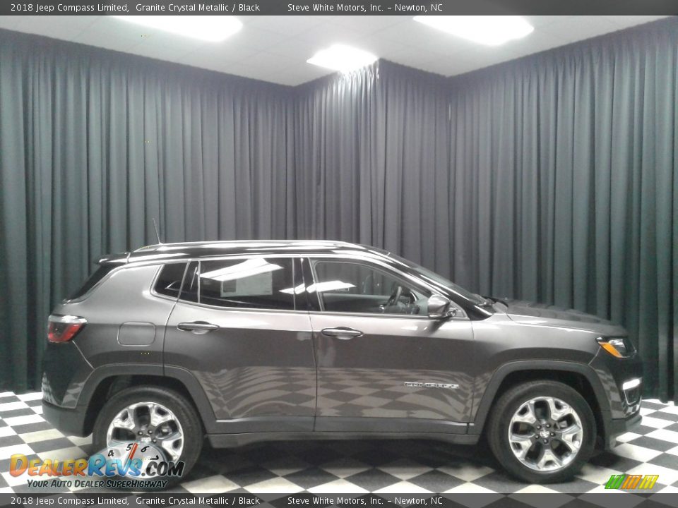 2018 Jeep Compass Limited Granite Crystal Metallic / Black Photo #5