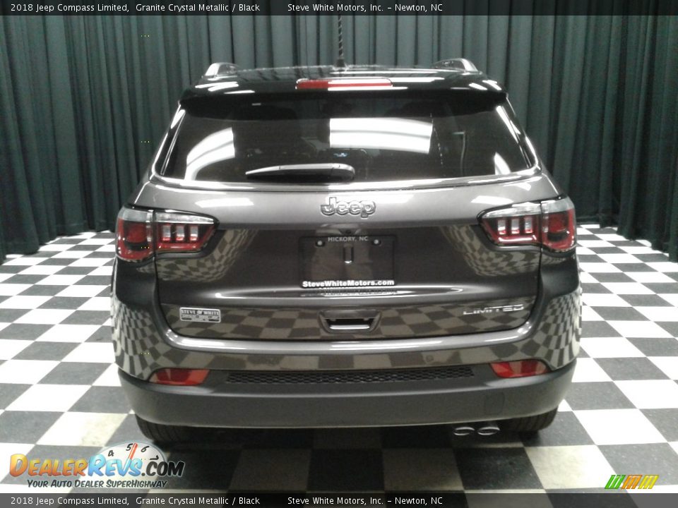 2018 Jeep Compass Limited Granite Crystal Metallic / Black Photo #7