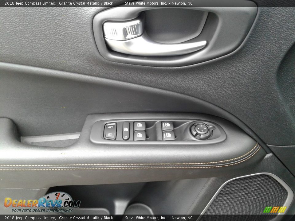2018 Jeep Compass Limited Granite Crystal Metallic / Black Photo #9