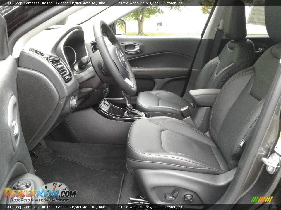 2018 Jeep Compass Limited Granite Crystal Metallic / Black Photo #10