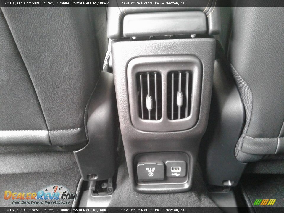2018 Jeep Compass Limited Granite Crystal Metallic / Black Photo #14