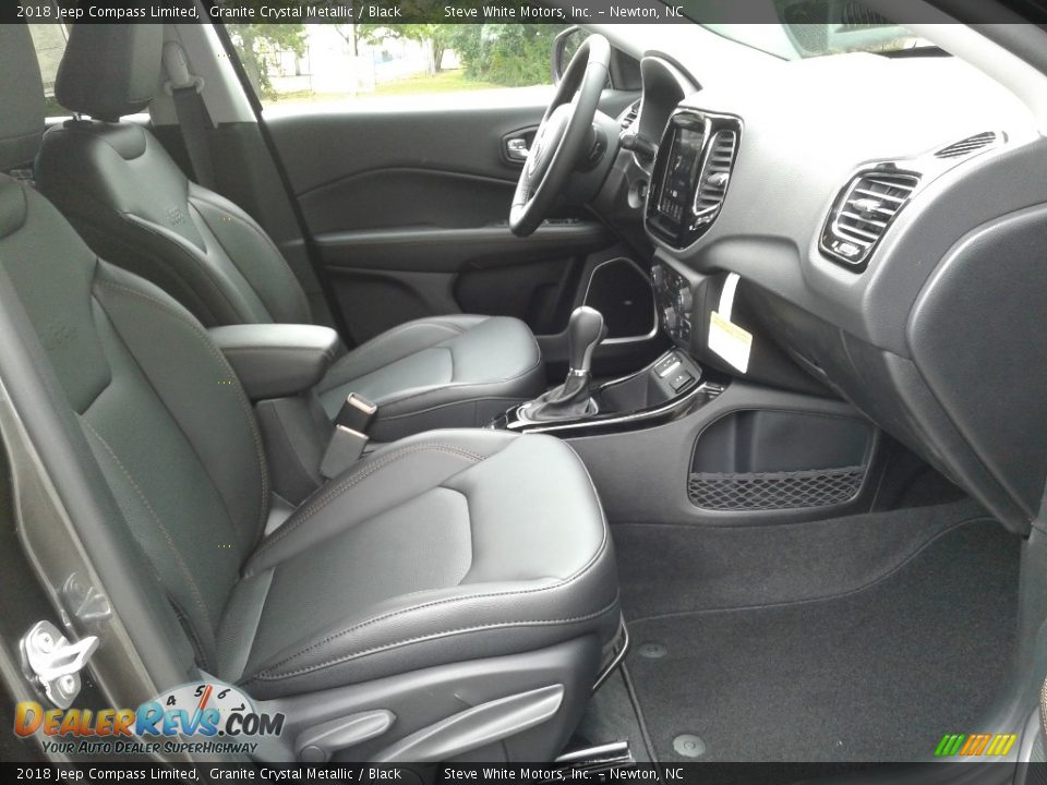 2018 Jeep Compass Limited Granite Crystal Metallic / Black Photo #16