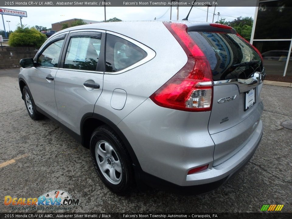 2015 Honda CR-V LX AWD Alabaster Silver Metallic / Black Photo #3