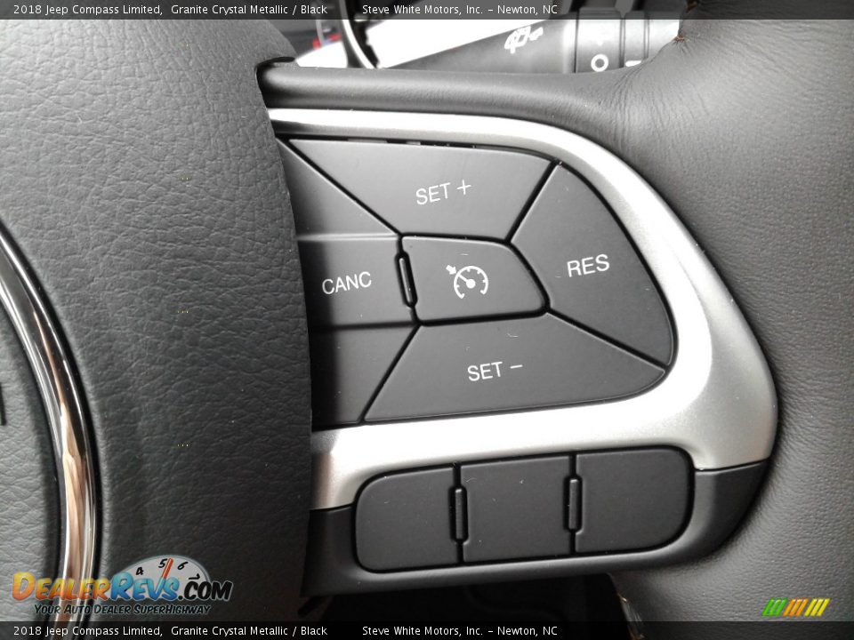 2018 Jeep Compass Limited Granite Crystal Metallic / Black Photo #19