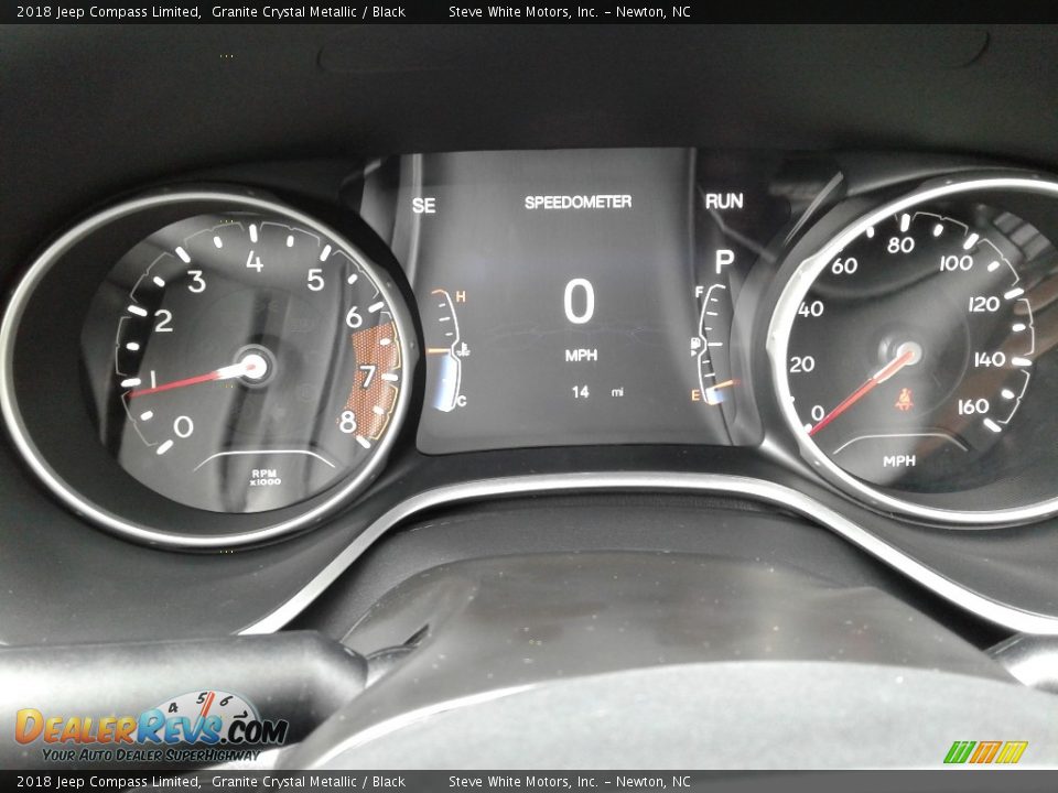 2018 Jeep Compass Limited Granite Crystal Metallic / Black Photo #20