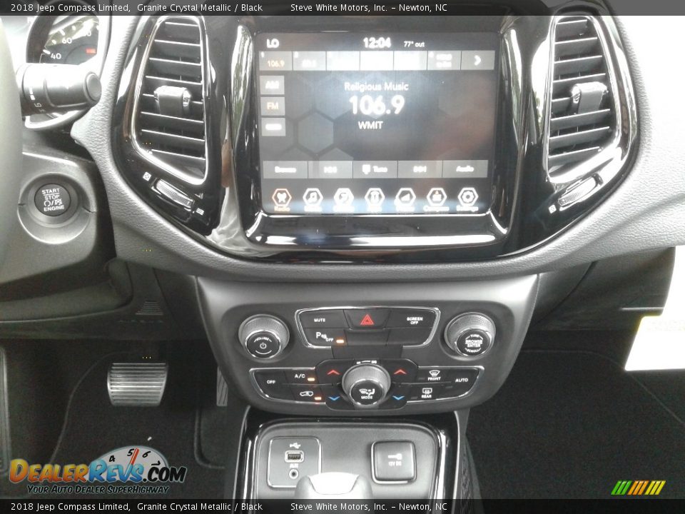 2018 Jeep Compass Limited Granite Crystal Metallic / Black Photo #21