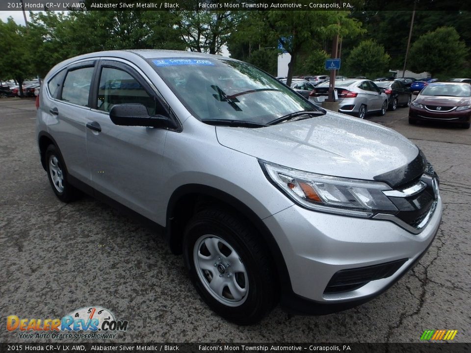 2015 Honda CR-V LX AWD Alabaster Silver Metallic / Black Photo #8