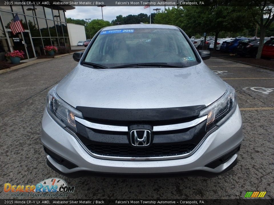 2015 Honda CR-V LX AWD Alabaster Silver Metallic / Black Photo #9