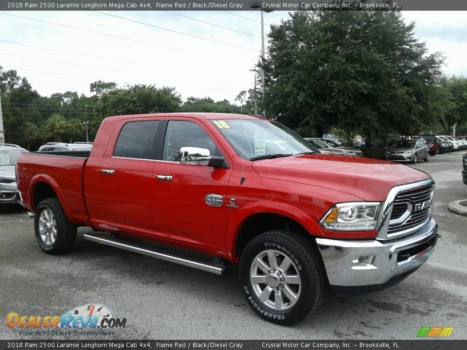 Front 3/4 View of 2018 Ram 2500 Laramie Longhorn Mega Cab 4x4 Photo #7