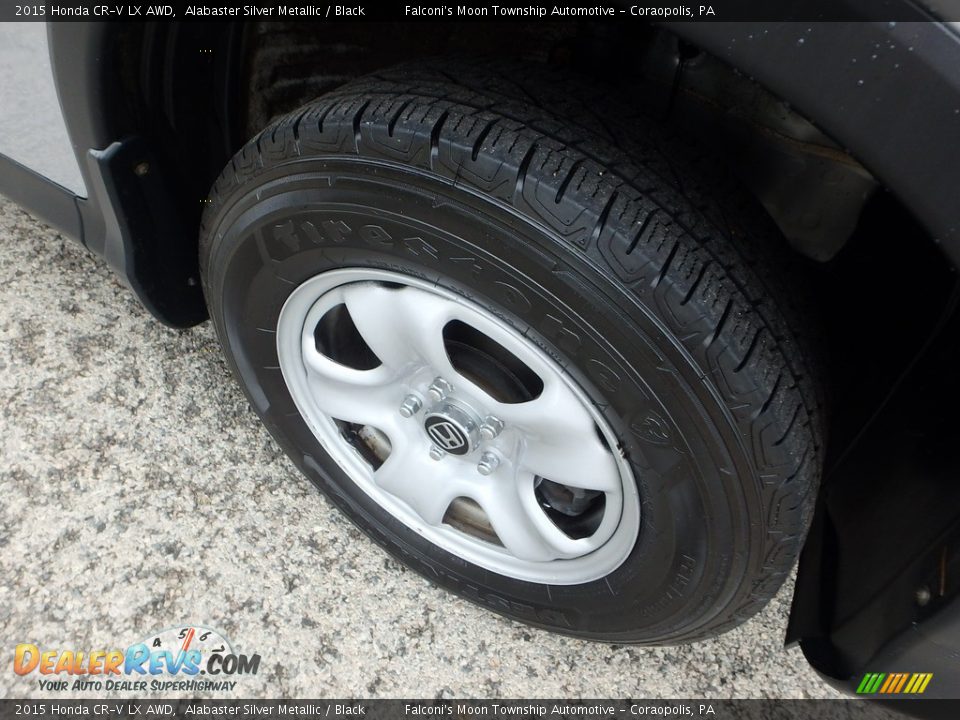 2015 Honda CR-V LX AWD Alabaster Silver Metallic / Black Photo #10