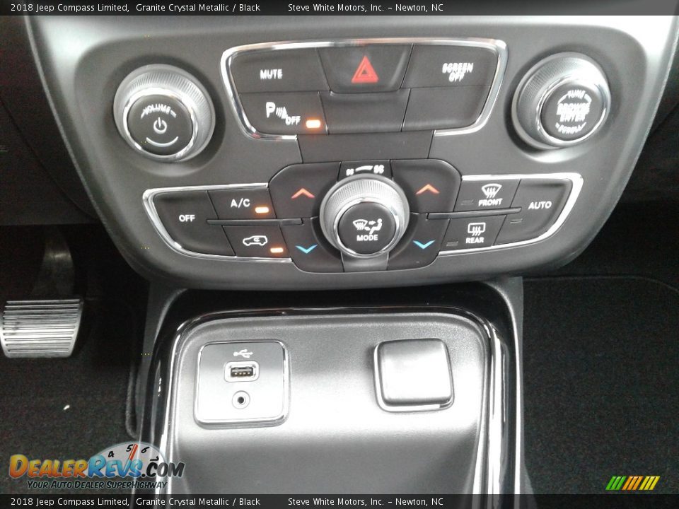 2018 Jeep Compass Limited Granite Crystal Metallic / Black Photo #27