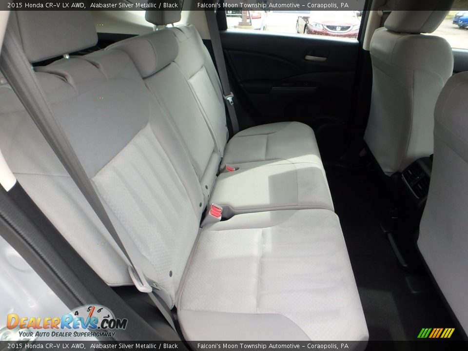 2015 Honda CR-V LX AWD Alabaster Silver Metallic / Black Photo #14