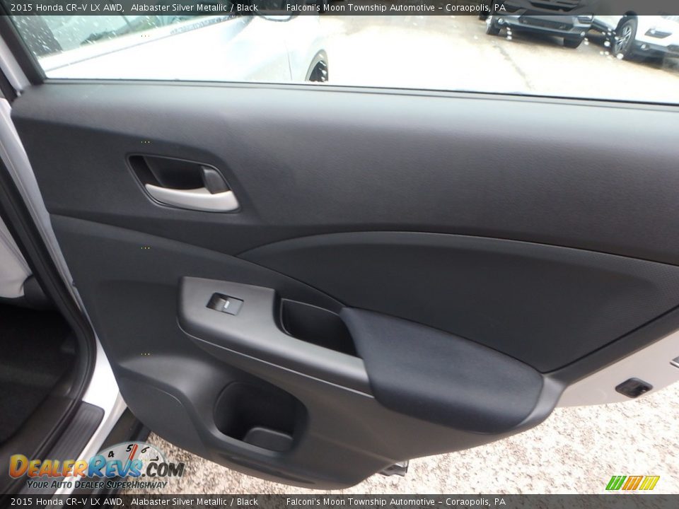2015 Honda CR-V LX AWD Alabaster Silver Metallic / Black Photo #15