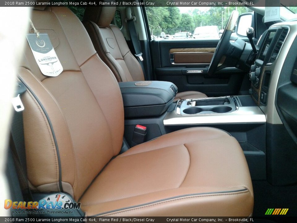 Front Seat of 2018 Ram 2500 Laramie Longhorn Mega Cab 4x4 Photo #12