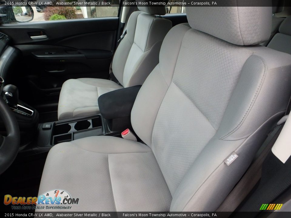2015 Honda CR-V LX AWD Alabaster Silver Metallic / Black Photo #16