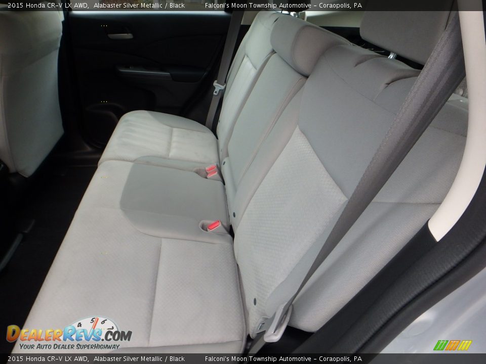 2015 Honda CR-V LX AWD Alabaster Silver Metallic / Black Photo #17