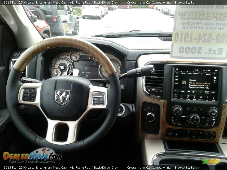 Controls of 2018 Ram 2500 Laramie Longhorn Mega Cab 4x4 Photo #13