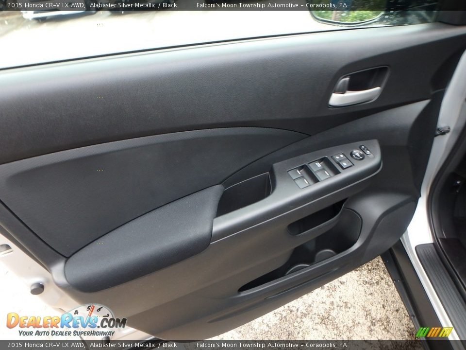 2015 Honda CR-V LX AWD Alabaster Silver Metallic / Black Photo #20