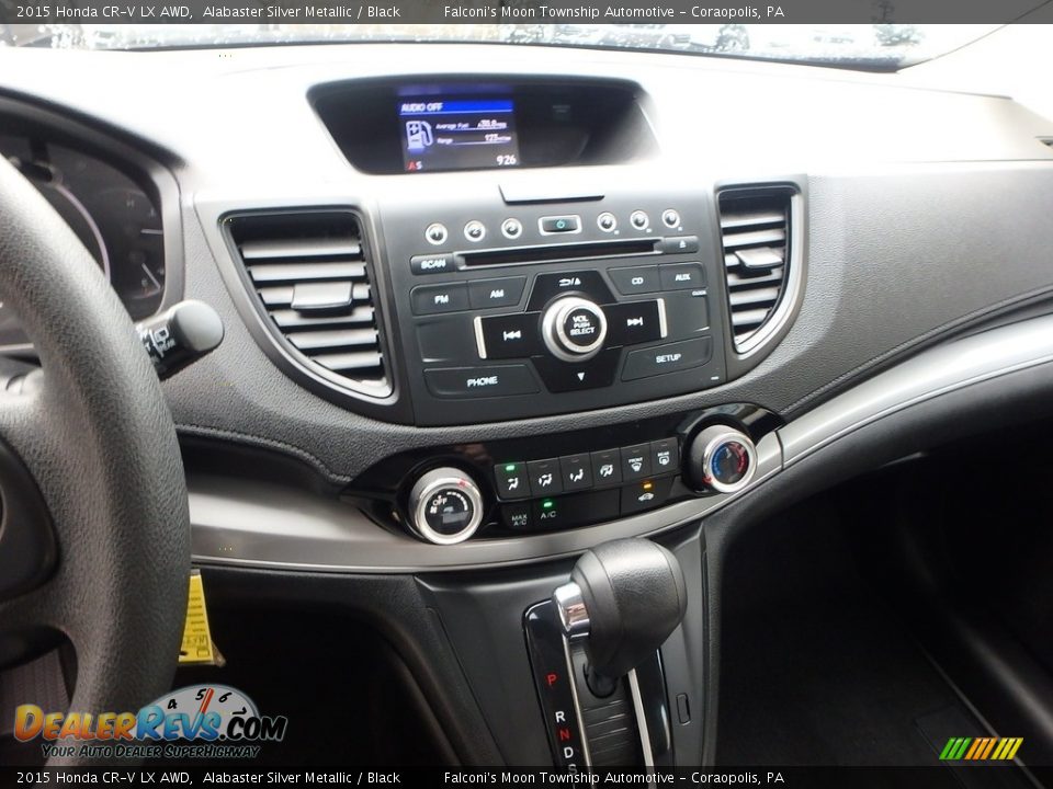 2015 Honda CR-V LX AWD Alabaster Silver Metallic / Black Photo #22