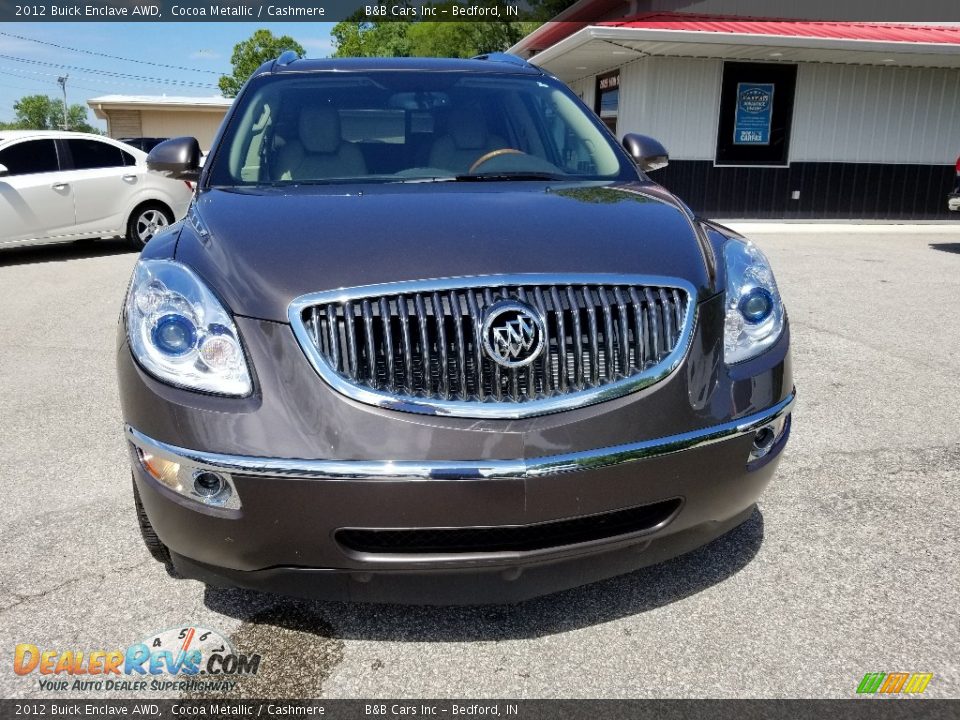 2012 Buick Enclave AWD Cocoa Metallic / Cashmere Photo #3